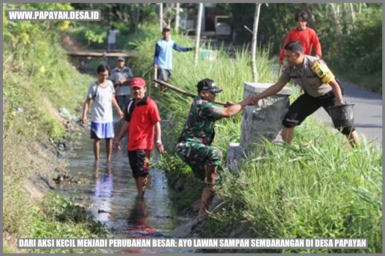 Sampah di Desa Papayan
