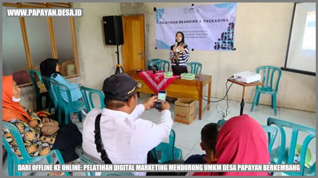 Dari Offline ke Online: Pelatihan Digital Marketing Mendorong UMKM Desa Papayan Berkembang