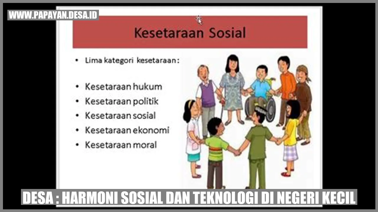 Desa Harmoni Sosial dan Teknologi