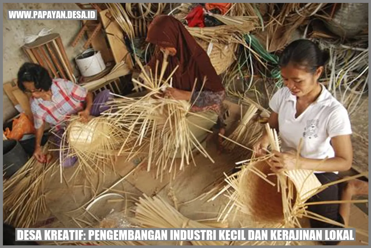 Gambar Desa Kreatif: Pengembangan Industri Kecil dan Kerajinan Lokal