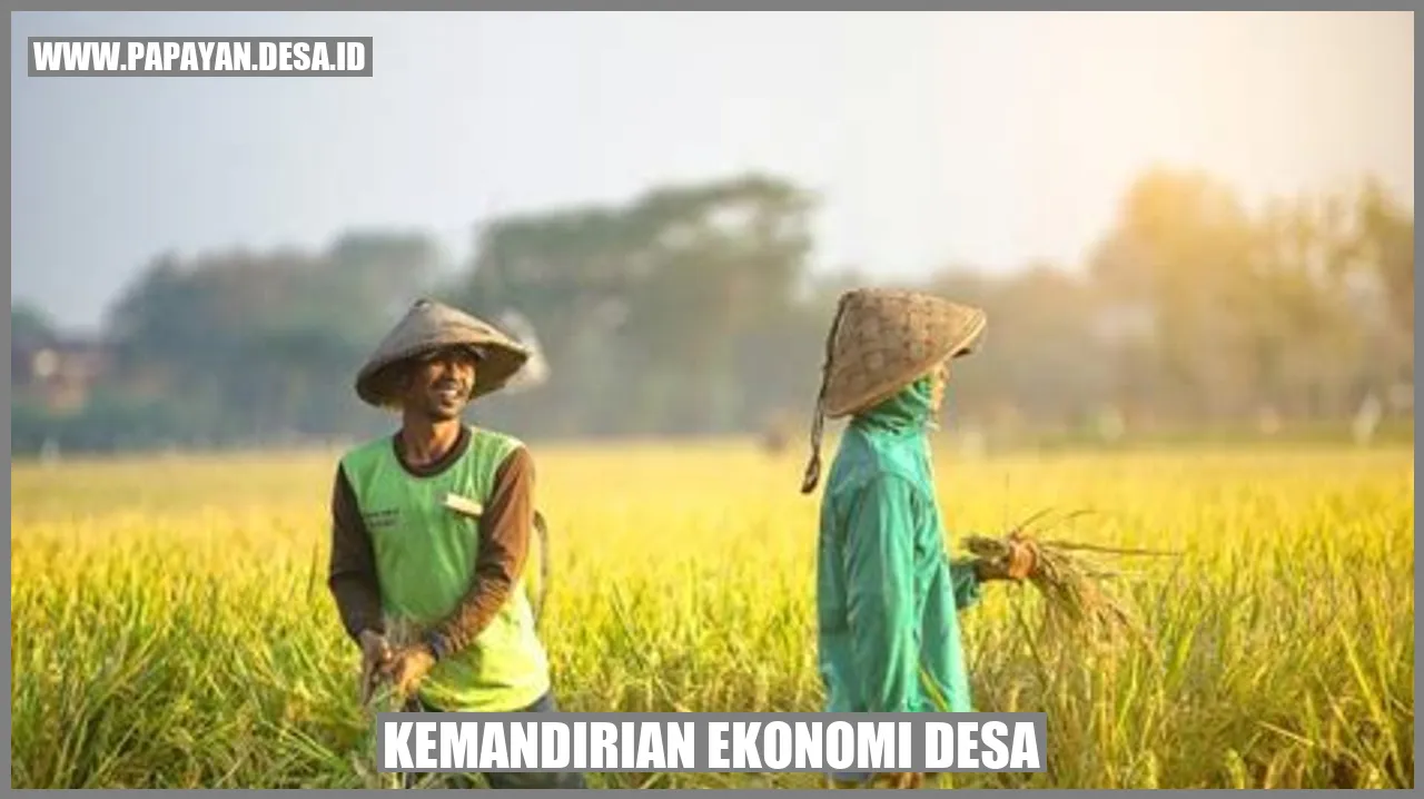 Kemandirian Ekonomi Desa