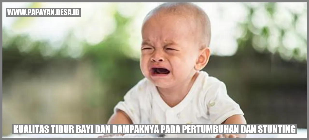 gambar kualitas tidur bayi