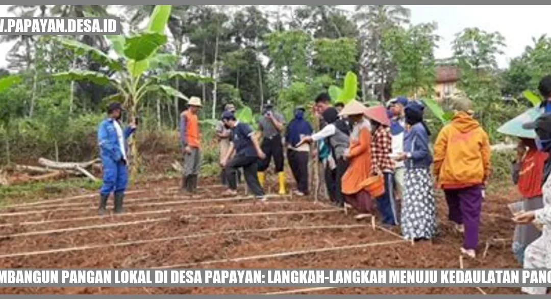 Membangun Pangan Lokal di Desa Papayan: Langkah-Langkah Menuju Kedaulatan Pangan
