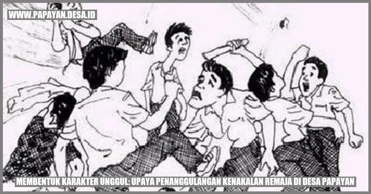 Kenakalan Remaja Desa Papayan