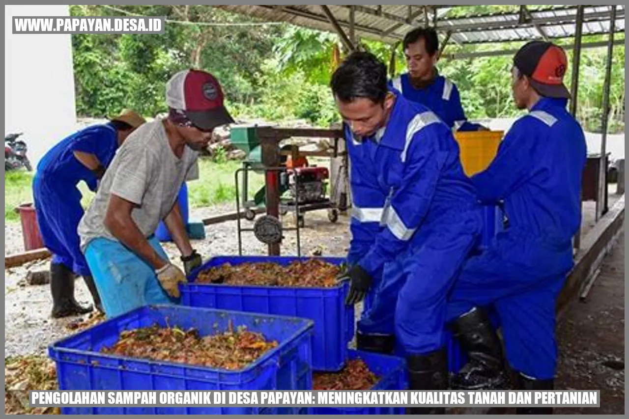 Pengolahan Sampah Organik di Desa Papayan: Meningkatkan Kualitas Tanah dan Pertanian