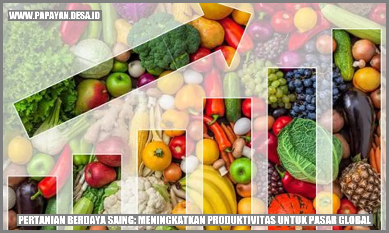 Pertanian Berdaya Saing: Meningkatkan Produktivitas untuk Pasar Global