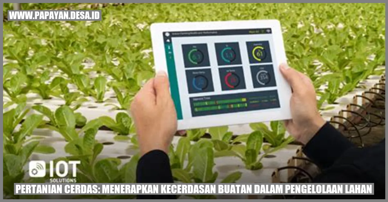 Pertanian Cerdas: Menerapkan Kecerdasan Buatan dalam Pengelolaan Lahan