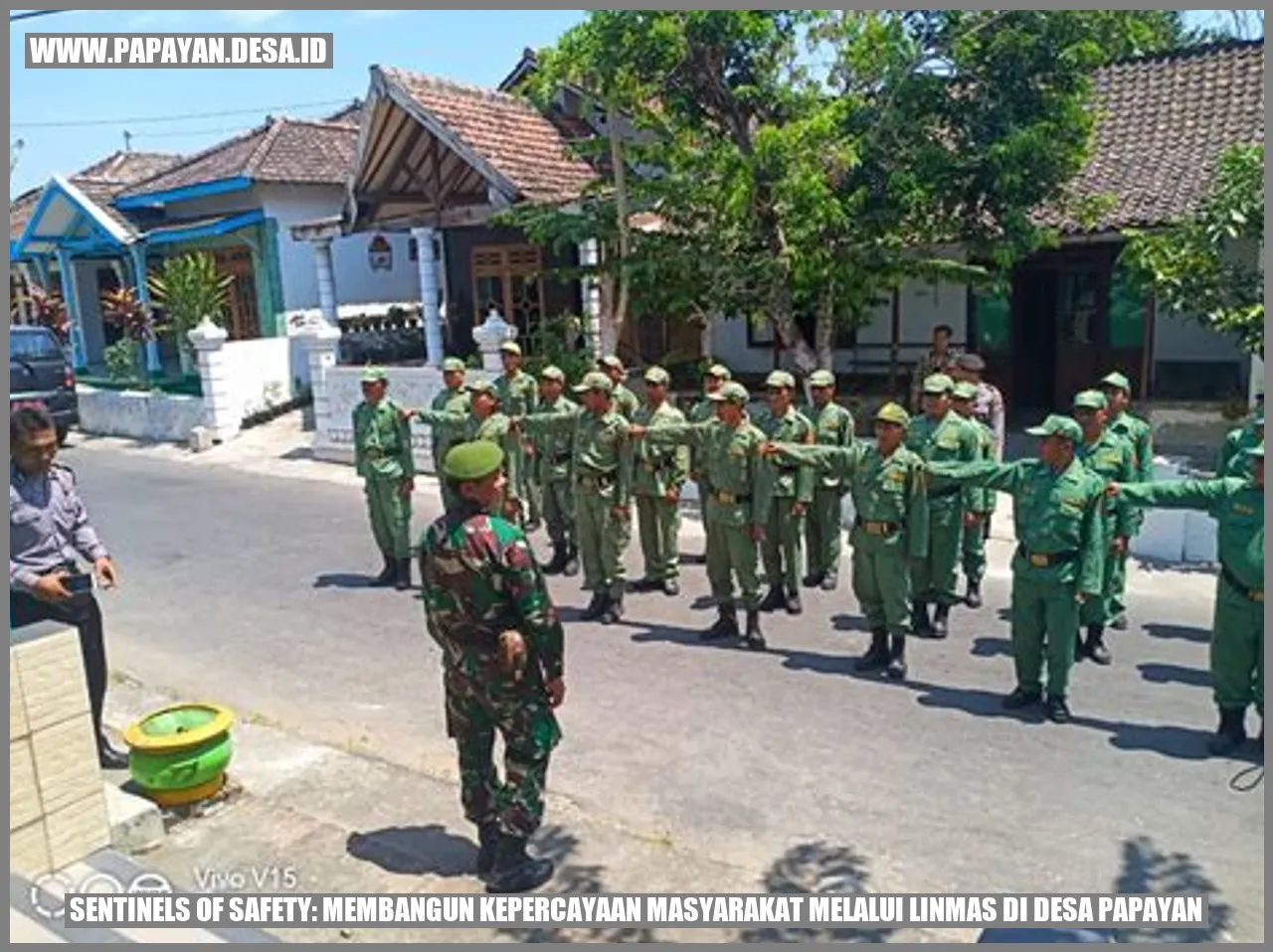 Sentinels of Safety: Membangun Kepercayaan Masyarakat melalui Linmas di Desa Papayan