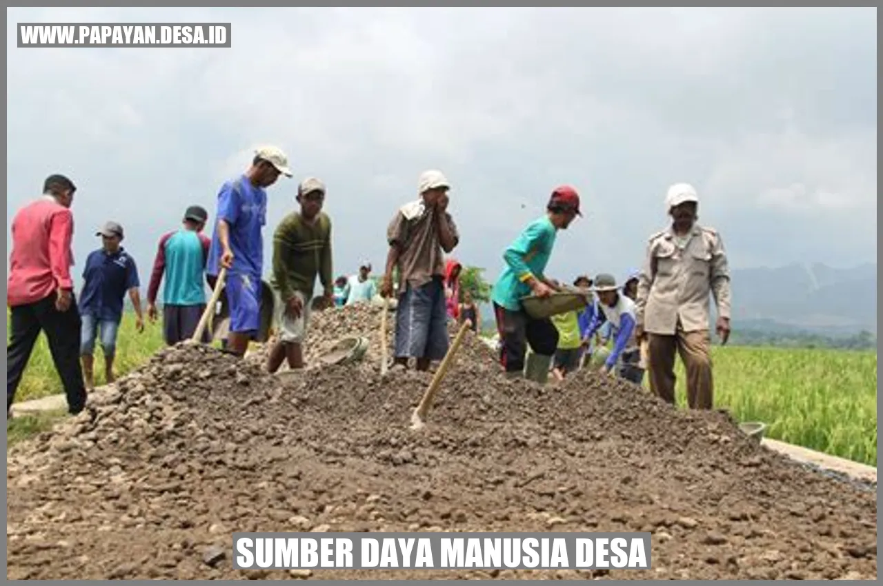 Sumber Daya Manusia Desa