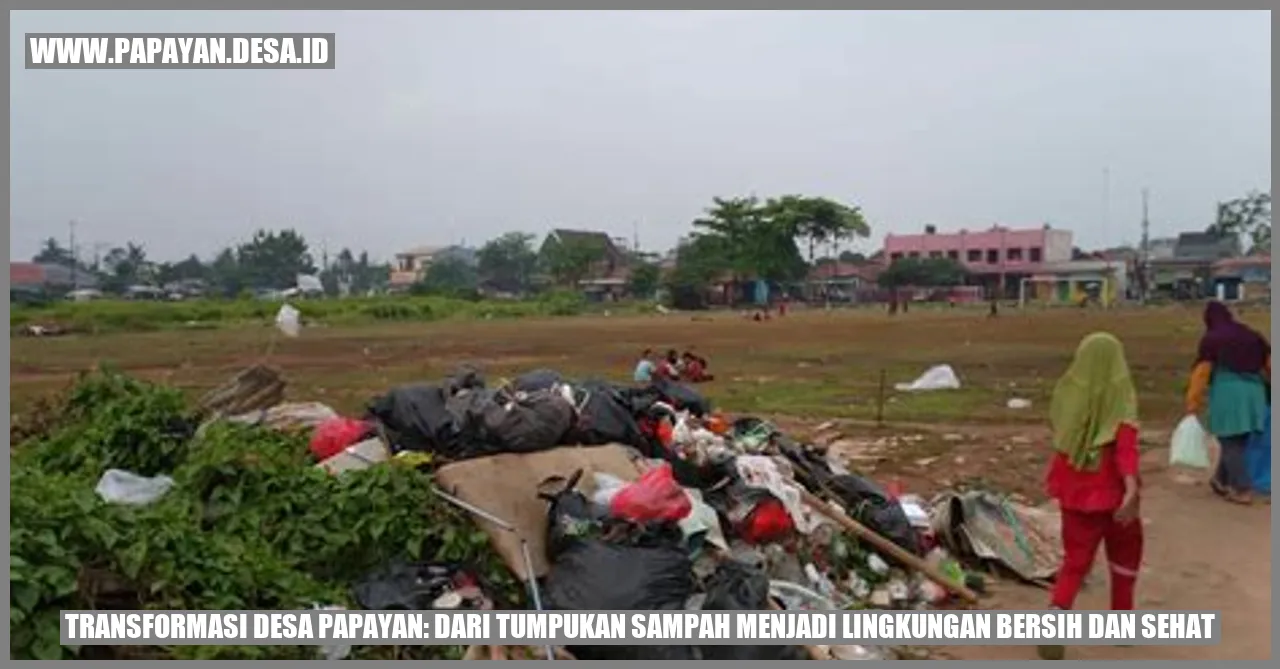 Desa Papayan sebelum transformasi