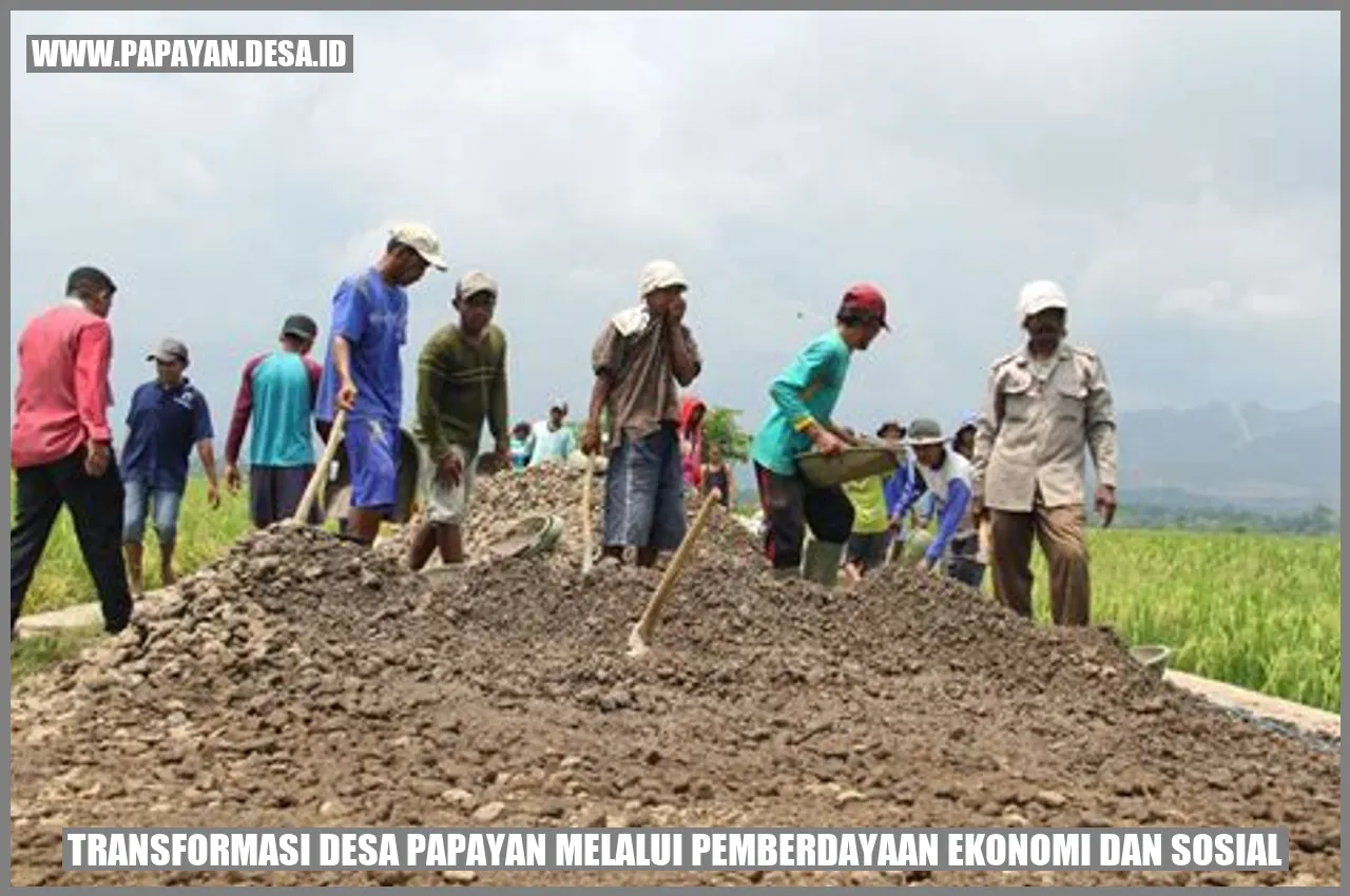 Transformasi Desa Papayan melalui Pemberdayaan Ekonomi dan Sosial